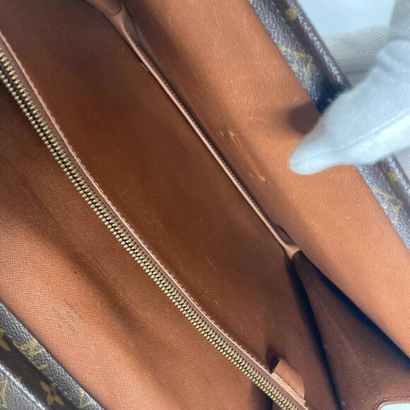 LOUIS VUITTON M53305 Monogram Serviette Fermoir Document bag Business bag - Picture 13 of 16